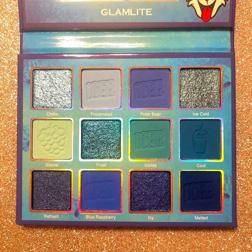 BNIB! Glamlite ICEE Blue Raspberry Eyeshadow Palette 🎨 💙💙💙
